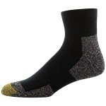 GOLDTOE Men's Cushion Ankle Socks - 6 Pairs