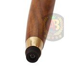 Vintage Wood & Metal Walking Stick with Eagle Handle