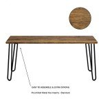 Modern Industrial Coffee Table with Hairpin Legs
