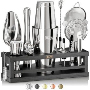 BARE BARREL® 16-Piece Cocktail Shaker Set