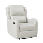 Taupe Manual Recliner Chair for Mancave Comfort