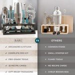BARE BARREL® 16-Piece Cocktail Shaker Set