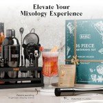 BARE BARREL® 16-Piece Bartender Cocktail Set