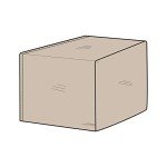 Modular Sectional Sofa Cover for Mancave, Tan