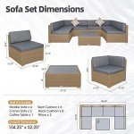 Stylish 7-Piece Outdoor Patio Furniture Set