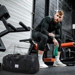 40L Men's Gym Duffel Bag with Shoe Compartment