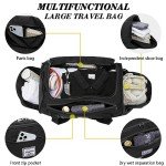 40L Men's Gym Duffel Bag with Shoe Compartment