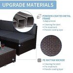 Stylish 7-Piece Outdoor Patio Furniture Set