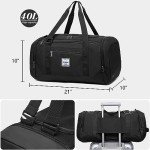 40L Men's Gym Duffel Bag with Shoe Compartment