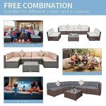 Stylish 7-Piece Outdoor Patio Furniture Set