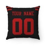 San Francisco Custom Name & Number Throw Pillow