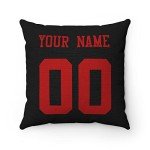 San Francisco Custom Name & Number Throw Pillow
