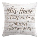 Love and Shenanigans Throw Pillow Cover 18x18