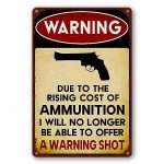 Funny Vintage Man Cave Metal Wall Sign 8x12