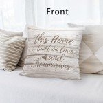 Love and Shenanigans Throw Pillow Cover 18x18