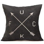 Funny Quote Compass Throw Pillow Cover 18x18