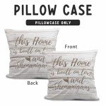 Love and Shenanigans Throw Pillow Cover 18x18