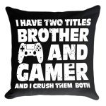 Funny Gaming Pillow Cover – Perfect for Gamers