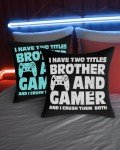 Funny Gaming Pillow Cover – Perfect for Gamers