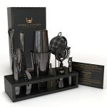 Gunmetal Black 13-Piece Cocktail Shaker Set