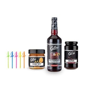 Old Fashioned Cocktail Kit with Garnishes & Picks