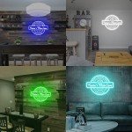 Personalized Neon Bar Sign for Man Cave Decor