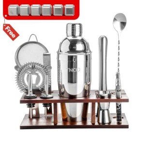 10-Piece Mixology Bartender Kit with Stand