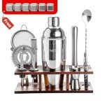 10-Piece Mixology Bartender Kit with Stand