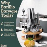 Barillio Elite Bartender Kit with Bamboo Stand