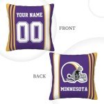 Personalized Football Throw Pillow Covers for Fans