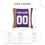 Personalized Football Throw Pillow Covers for Fans