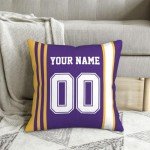 Personalized Football Throw Pillow Covers for Fans