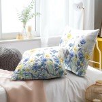 Floral Throw Pillow Covers - Set of 2