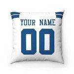 Personalized Dallas Throw Pillow for Mancave Lovers