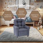 Gray Recliner for Kids Ages 1-5