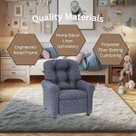 Gray Recliner for Kids Ages 1-5