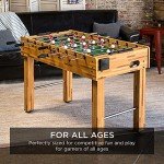 Competition Size Soccer Table with 2 Balls & Cup Holders