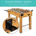 Competition Size Soccer Table with 2 Balls & Cup Holders