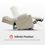 Comfortable Dual Motor Power Lift Recliner Sofa