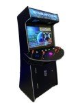 TOP US VIDEO ARCADES Full Size Commercial Grade Upright Standup Arcade Machine 4 Player 4600 Classic Games 32 inch Screen Black