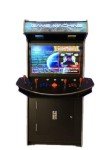 TOP US VIDEO ARCADES Full Size Commercial Grade Upright Standup Arcade Machine 4 Player 4600 Classic Games 32 inch Screen Black