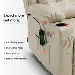 Comfortable Dual Motor Power Lift Recliner Sofa