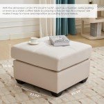 Comfy Modular Sectional Sofa with USB Ports