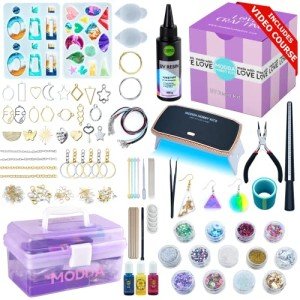 Ultimate UV Resin Jewelry Making Kit for Creatives