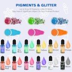 82-Piece Resin Coaster and Tray Mold Kit