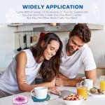 82-Piece Resin Coaster and Tray Mold Kit