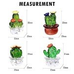 Cute Resin Cactus Figurines for Home Decor