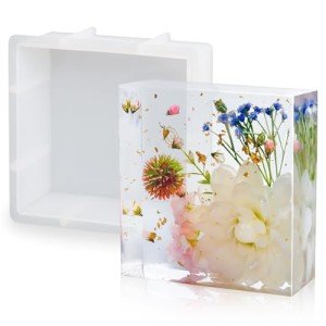 Silicone Resin Molds for Flower Bookends - Large