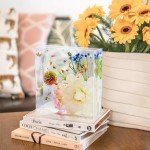 Silicone Resin Molds for Flower Bookends - Large