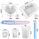 Large Arch and Heart Silicone Resin Molds